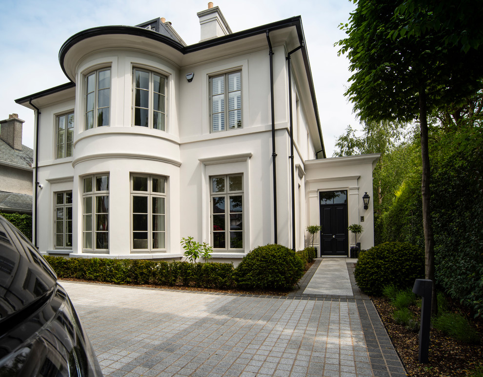 Transitional exterior in London.