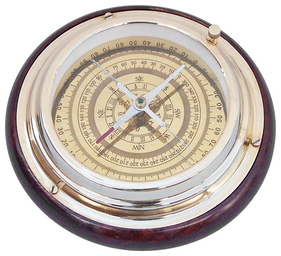 Directional Desktop Compass Brass 6 Contemporary Decorative