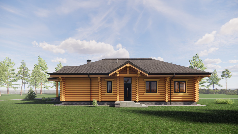 Дом из бревна п. Софрино г. Москва