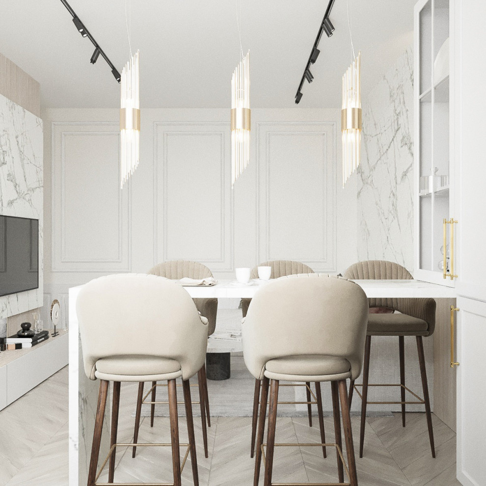 Квартира 55 м2, современная классика