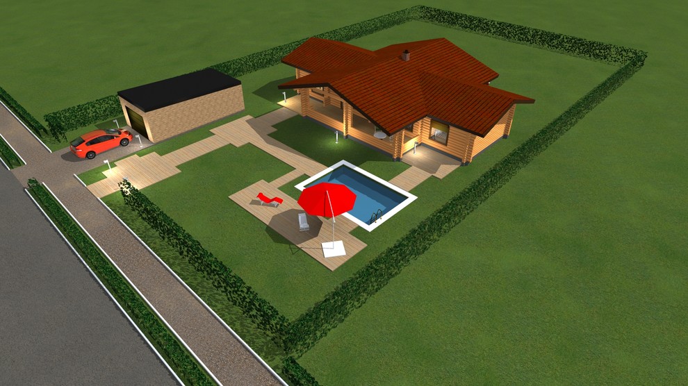 Коттедж. Сруб.