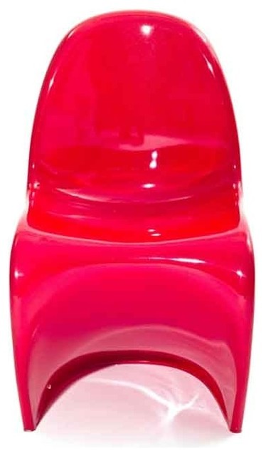 Modway - Mini Slither Chair In Red - Eei-776-Red