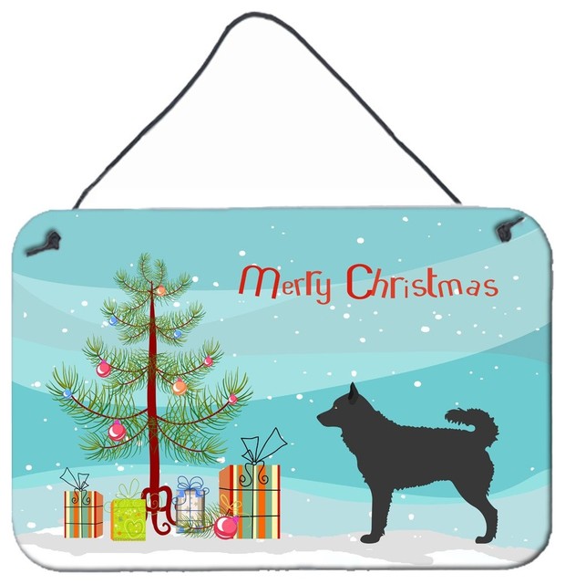 Mudi Christmas Wall or Door Hanging Prints - Contemporary - Outdoor