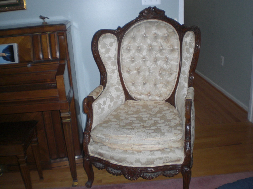 how to upholster a queen anne chair