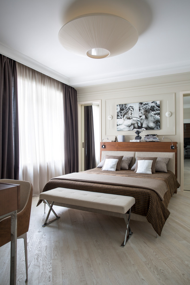 Античный минимализм - квартира на Арбате 85 м2