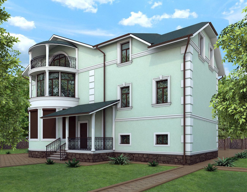 Визуализация фасада 3D