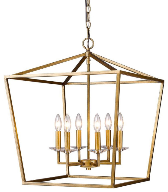Acclaim Kennedy 6-Light Pendant IN11130AG, Antique Gold