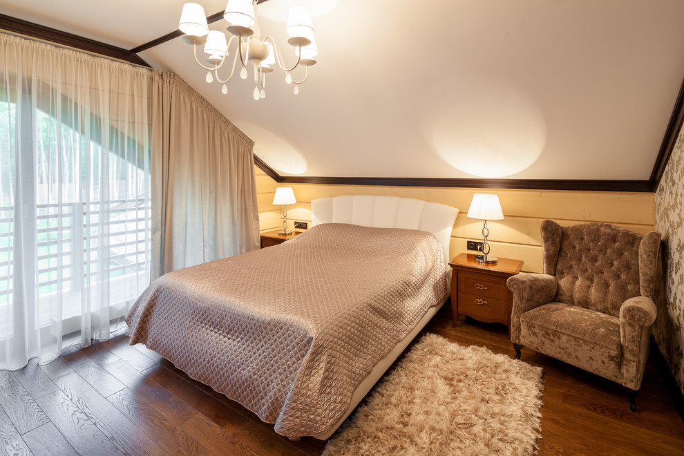 Интерьер трехэтажного загородного дома в Нижегородской области