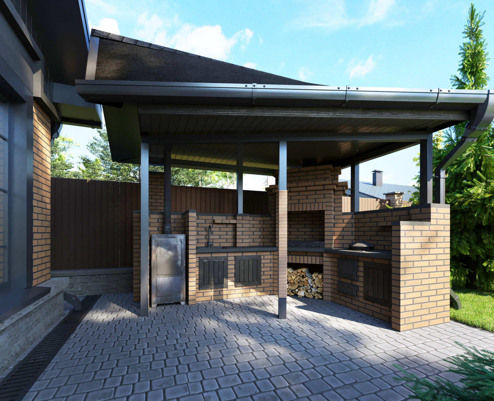 Частный жилой дом. Архитектура/Благоустройство