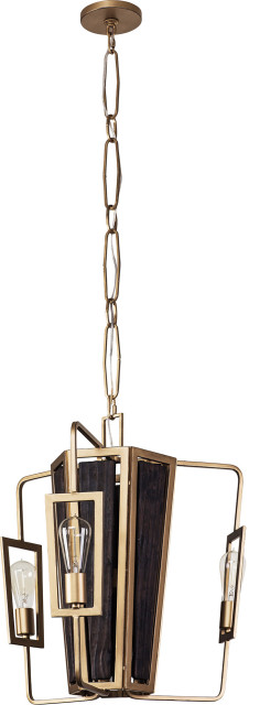 Madeira Chandelier - Rustic Gold, 3