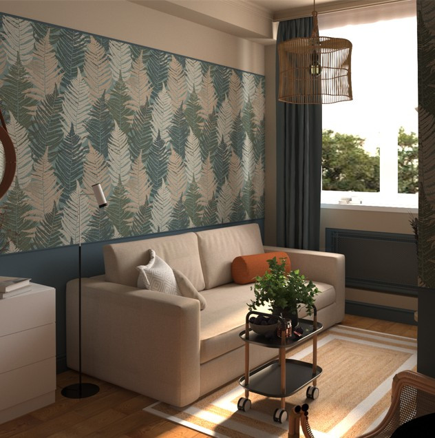 Дизайн проект комнаты для девочки-подроска