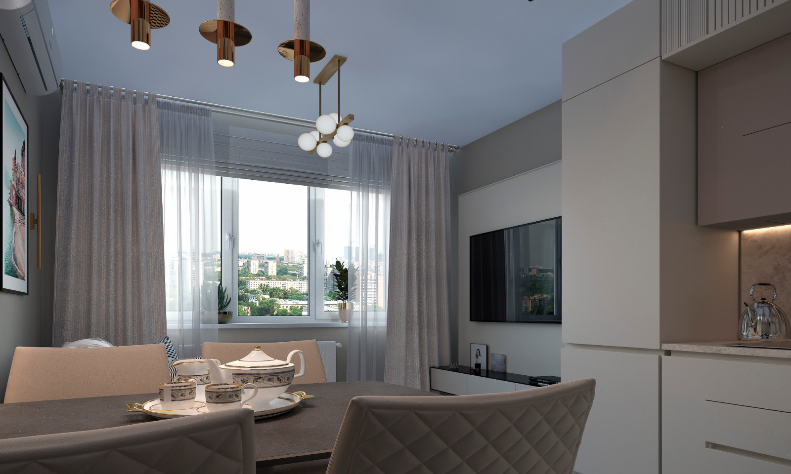 Трехкомнатная квартира в ЖК "Ты м Я"