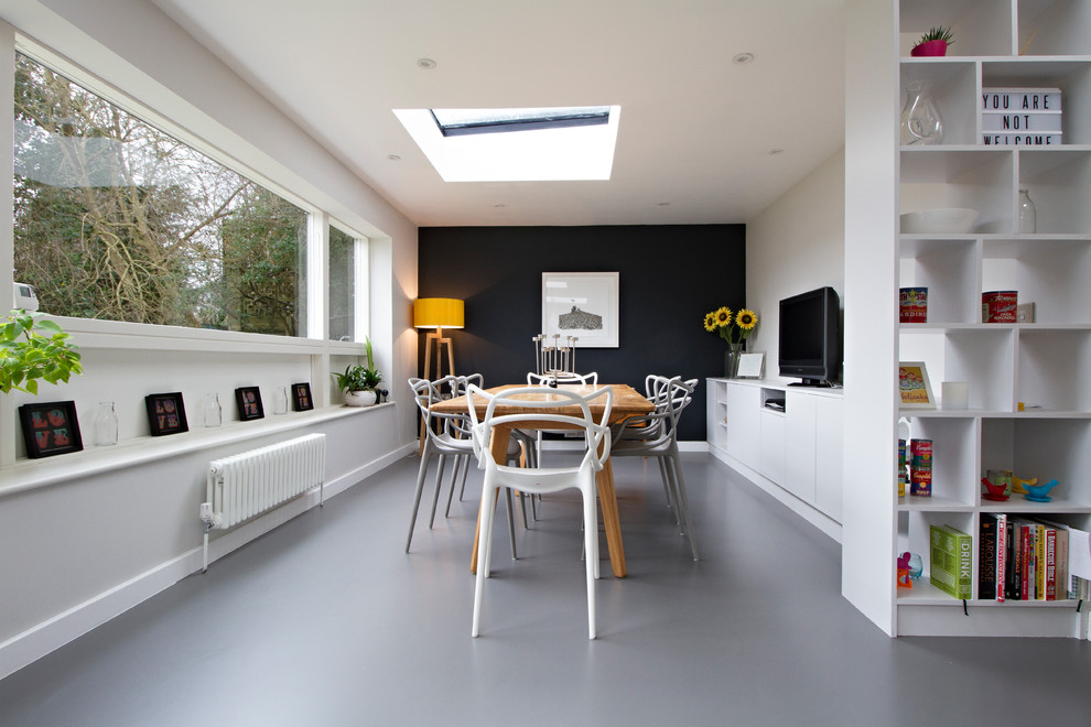 Open Plan Modern Kitchen Dining Room