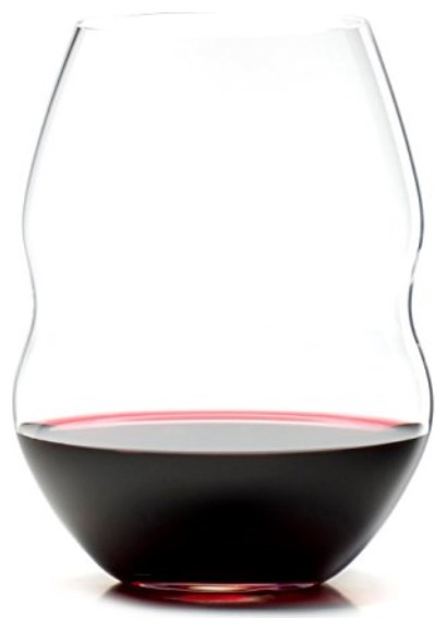 Riedel Swirl Stemless Red Wine Glass Set Of 6 Contemporary Wine