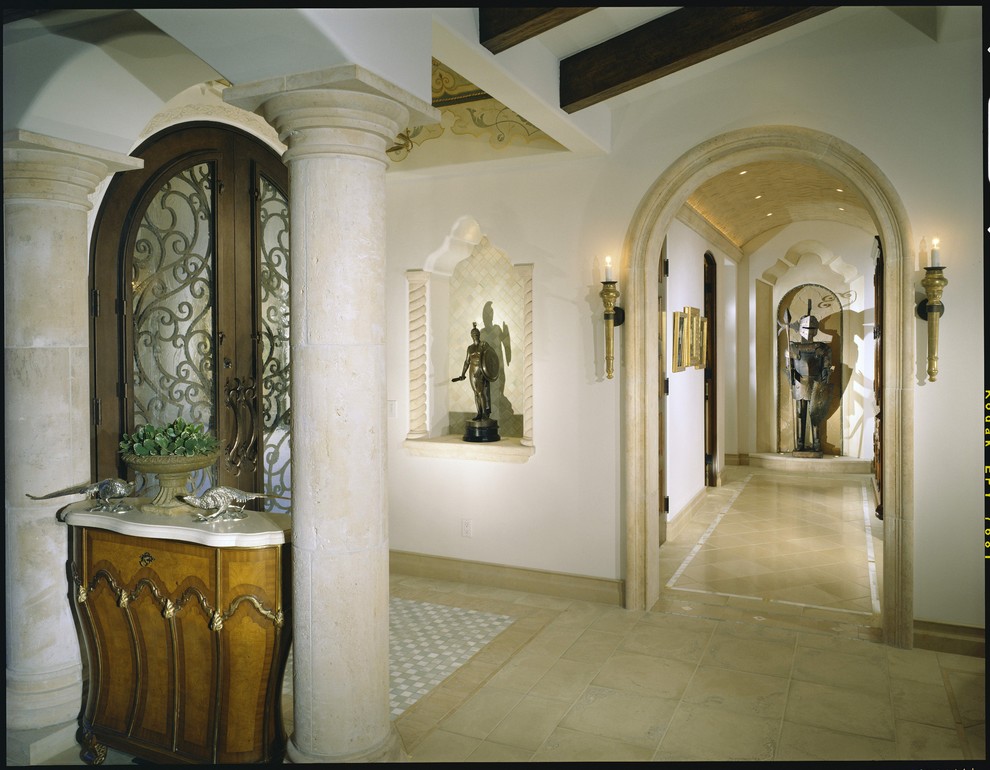 This is an example of a mediterranean entryway in San Luis Obispo.