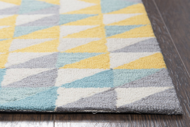 Rizzy Home Play Day PD589A Multi-Colored Triangle Geo Area Rug ...