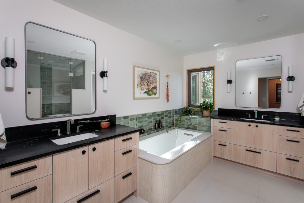 Updated primary bath - Genesee home