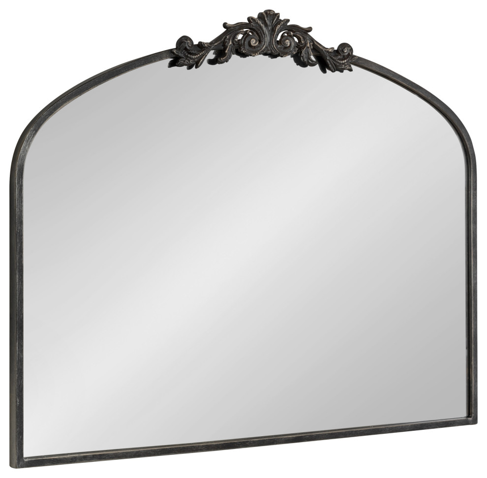 Arendahl Traditional Arch Mirror, Black, 36"x29"