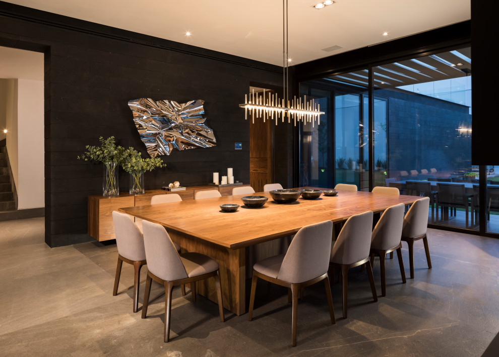 Photo of a modern dining room in Mexico City.