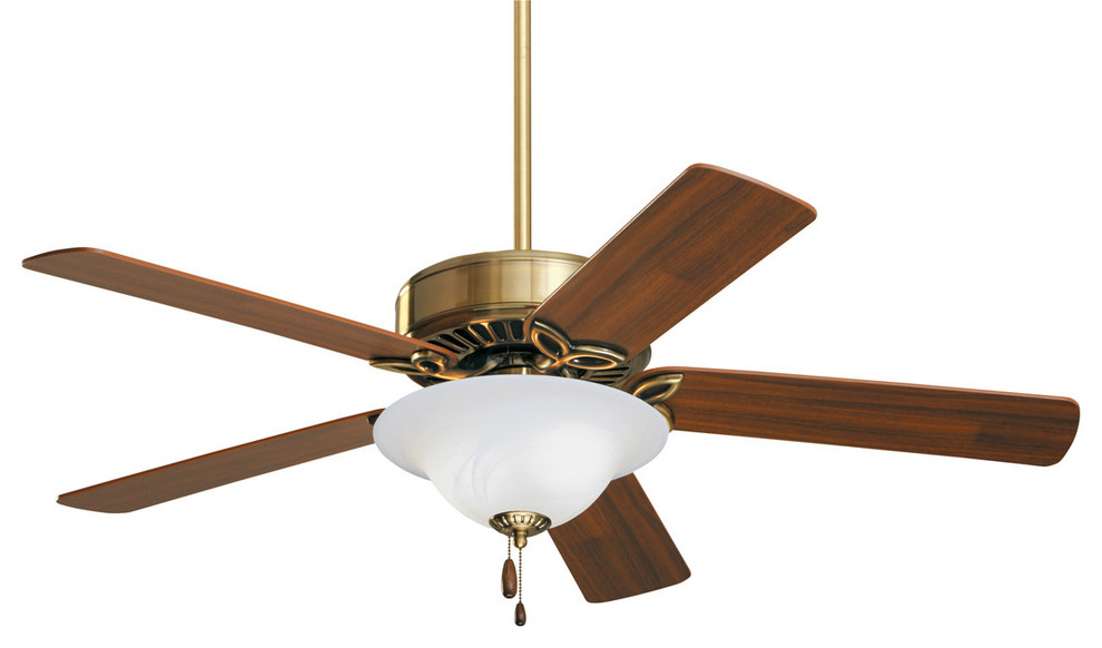Emerson Pro Series Ceiling Fan, Antique Brass Traditional Ceiling