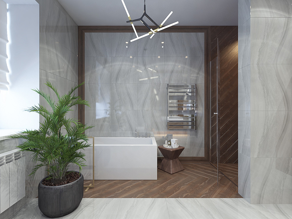 Ванная комната в доме.