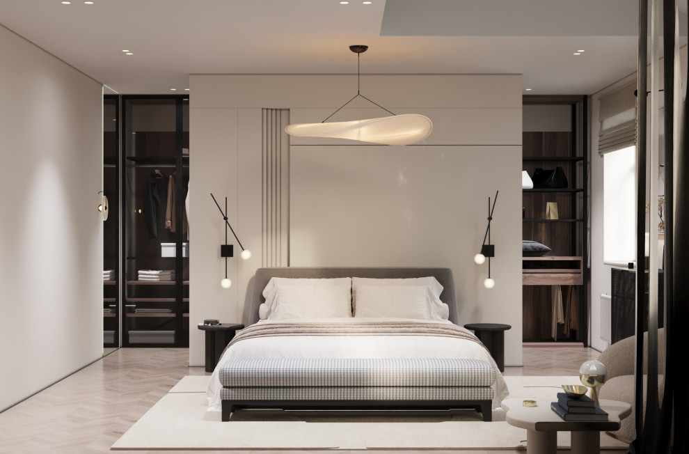 Современный стиль спальня