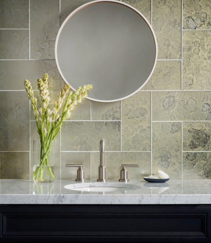 Transitional bathroom photo in Orange County