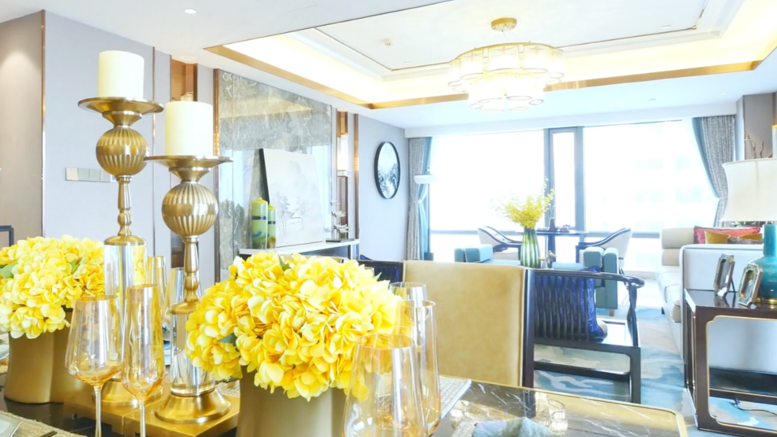 Modern Luxury Dining Room with Rich Textures in St Albans