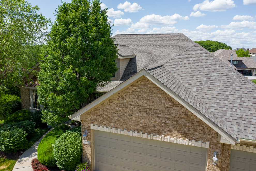 Thornberry Lemont roof Traditional Exterior Chicago by Lang