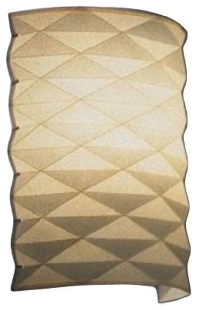 Vestal Wall Sconces-Pleated Parchment Shade - $650 Est. Retail - $250 on Chairis