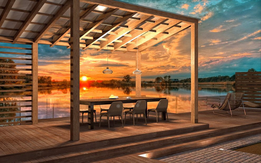 Дом в Самарской области на берегу реки