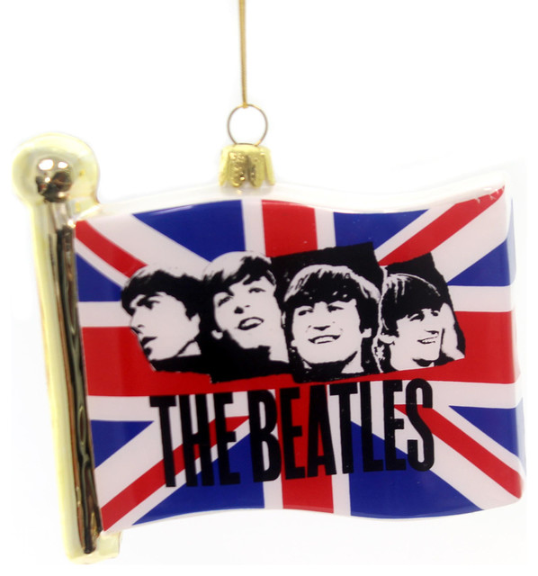 licensed beatles flag glass ornament contemporary licensed beatles flag glass ornament contemporary