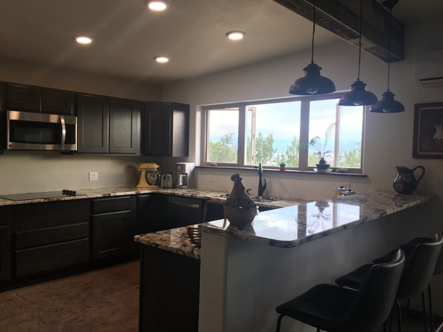 Inspiration for a transitional kitchen remodel in Denver