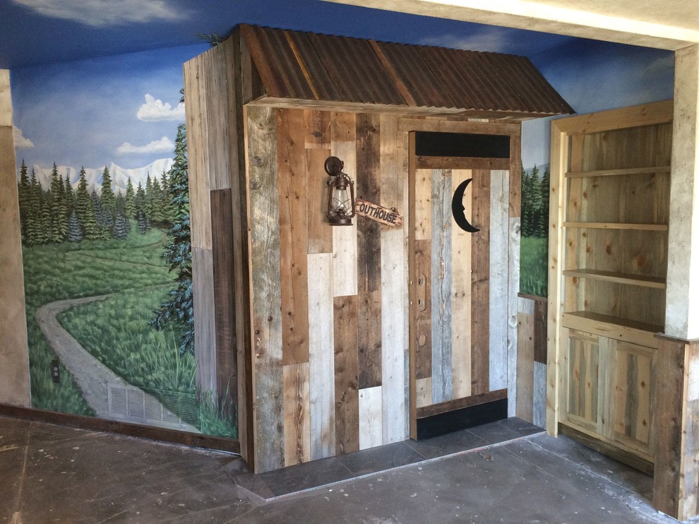 Design ideas for a country bathroom in Denver.