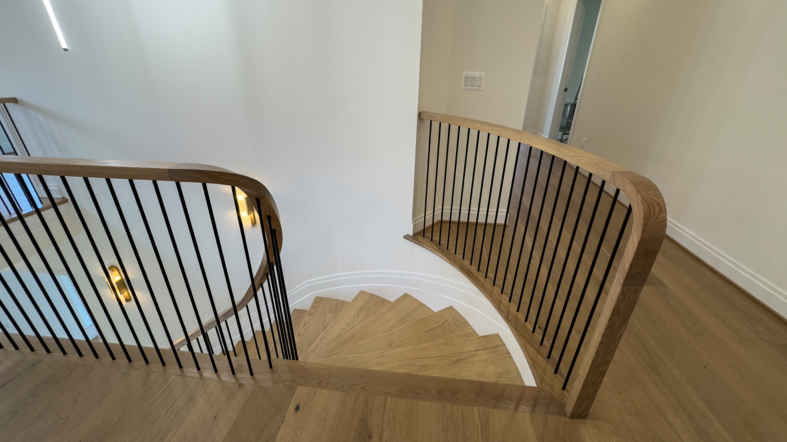 144_Attractive Transitional Staircase in Impressive Modern Home, Vienna VA 22180