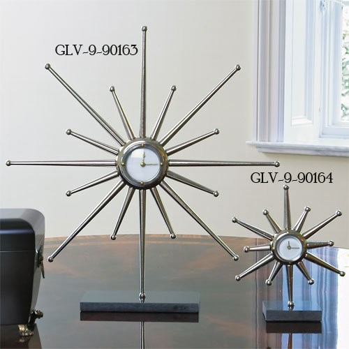 Global Views 9.90164 Star Contemporary Desk Clock - Small