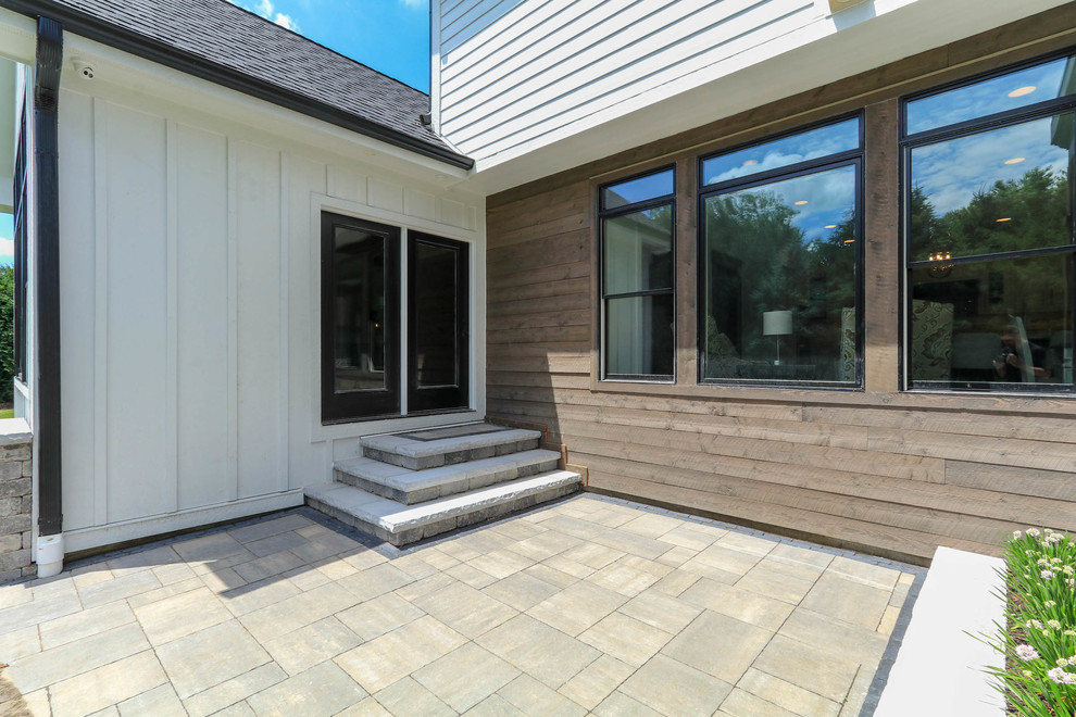 Parker IV Model Home Stewart Ridge Plainfield, IL Farmhouse Chicago by DJK Custom Homes