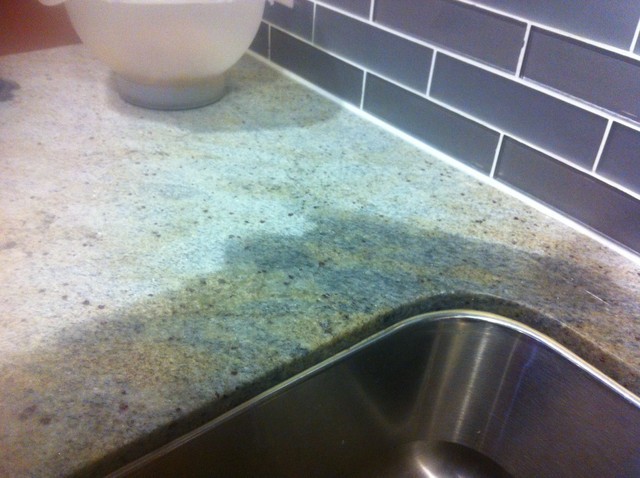 Granite Taking on Water | Houzz Forum