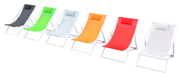 Leisuremod Sunset Outdoor Adjustable, Outdoor Sling Chair