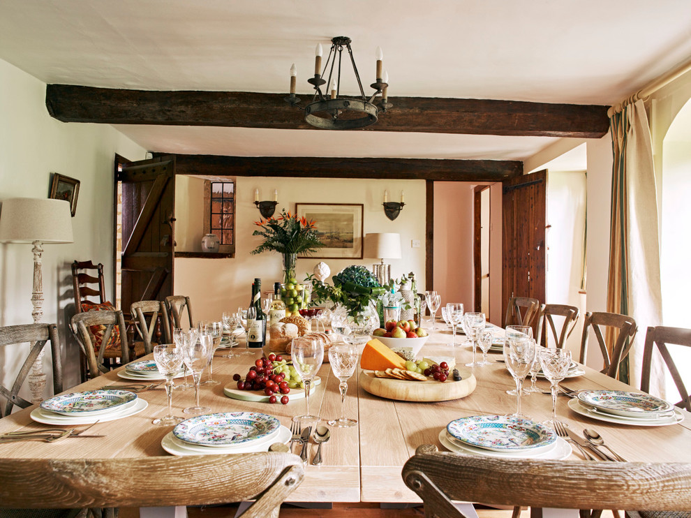 Design ideas for a country dining room in Gloucestershire.