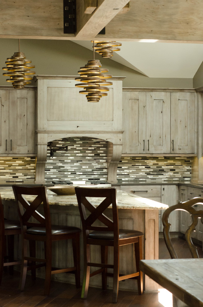 Mountain style kitchen photo in Chicago