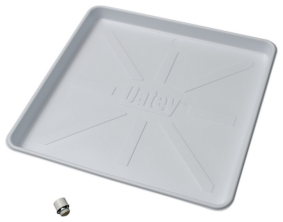 Oatey 34067 28" x 30" Plastic Washing Machine Pan With Ribs