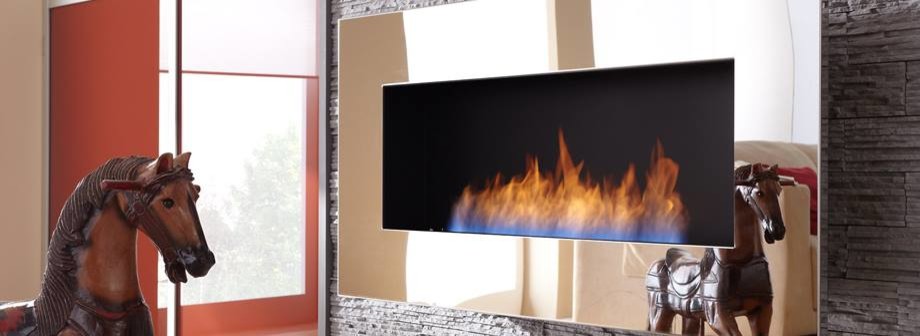 Настенные биокамины Decoflame New York Empire в интерьере