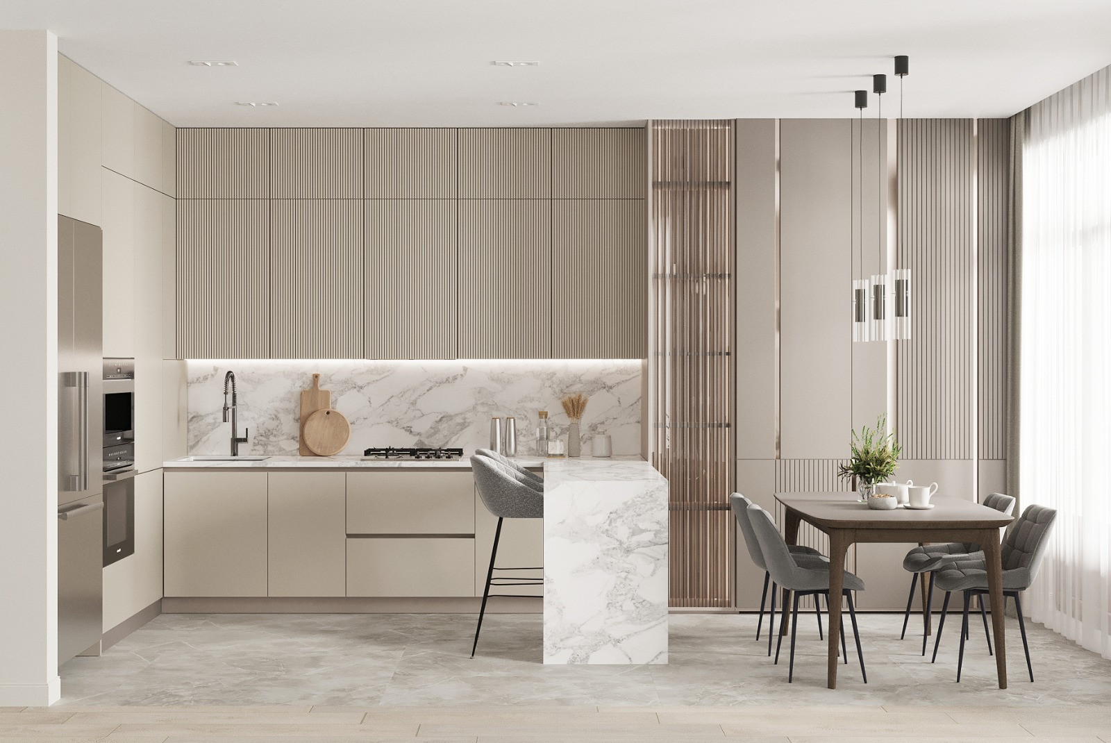 Современный интерьер для молодой семьи