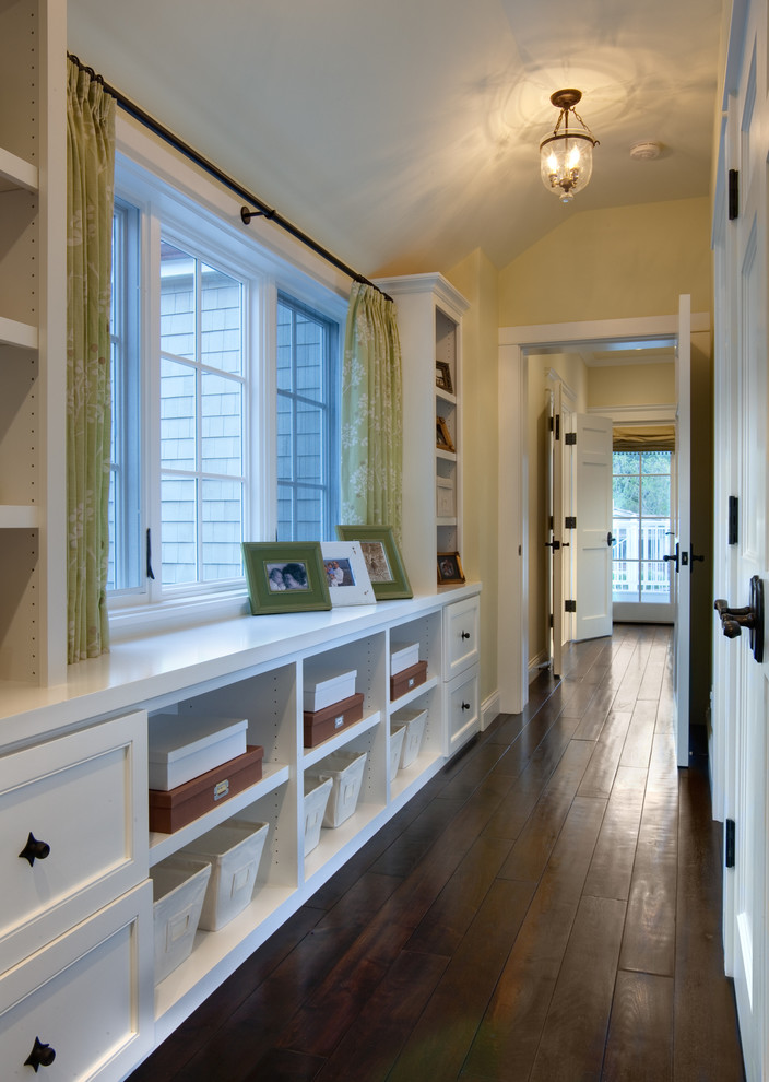 West Coast Hamptons - Hallway - traditional hallway idea in San Diego