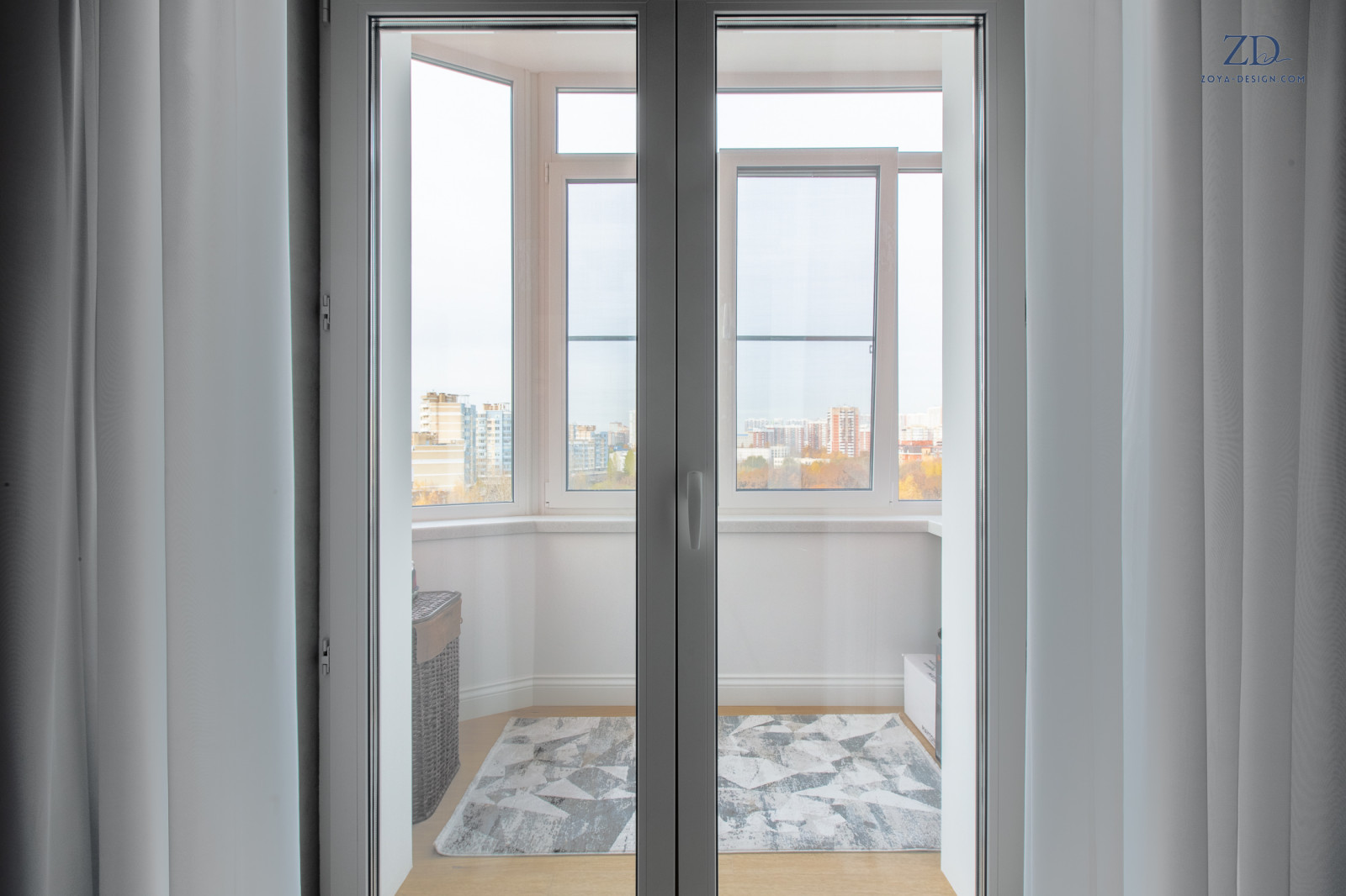 Цвет в интерьере, квартира в Куркино.