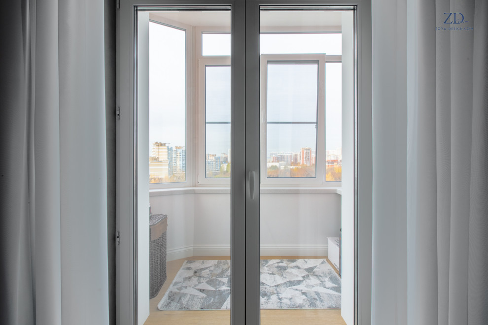 Цвет в интерьере, квартира в Куркино.