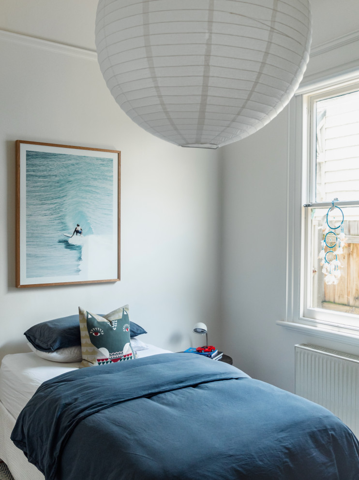 Design ideas for a contemporary kids' room in Melbourne.