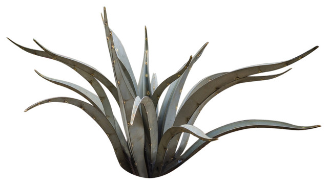 Desert Steel Octopus Agave Beach Style Garden Statues And Yard Desert Steel Octopus Agave Large