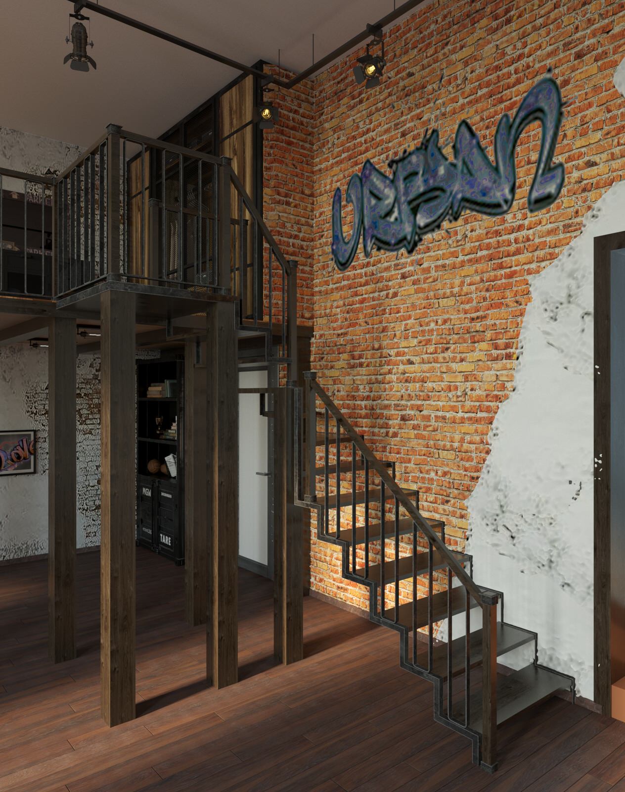 Квартира в центре Петербурга. Концептуальный дизайн-проект.